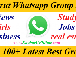 Meerut UP News Study Girl Jobs Business Real Estate Whatsapp Group Link Join 2021